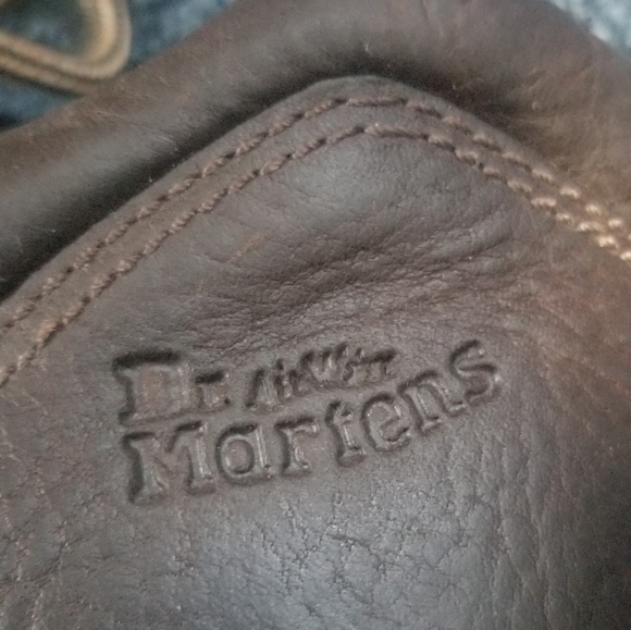 Dr. Martens Chunky Derby D-Ring Leather Men's Shoes. Air Cushioned Soles Size 12 - Picture 7 of 14